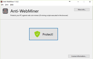 Anti-WebMiner screenshot 1