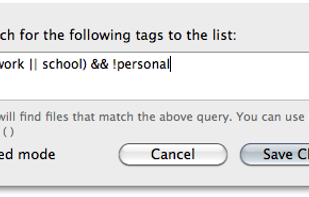 Searching example with boolean logic