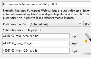 Download a video manually from the address of your web page
When a show is not present in the lists, download a video by entering the address of its web page in the manual download module. This module is accessible by clicking on the icon located at the top left of Captvty.
This module also supports many broadcasting and hosting platforms (Dailymotion, YouTube, Arte, Canal +, France Télévisions, INA, M6, TOU.TV, WAT, etc.), thus allowing easy access to a large amount of content.