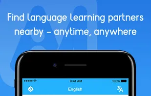 Find same-language partners nearby.