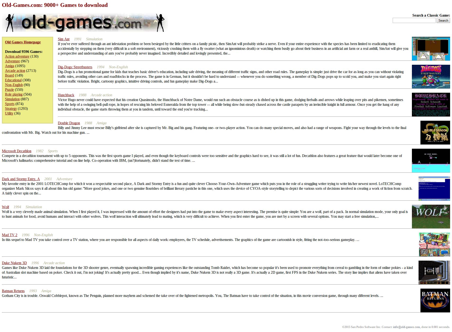 Top 77 Similar websites like oldgamesdownload.com and alternatives