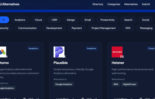 EU Alternatives screenshot 1