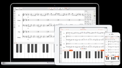 Mac, iPad and iPhone versions of the Stave'n'Tabs