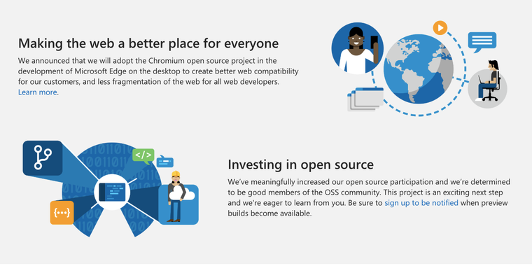 Microsoft making Edge open-source, based off Chromium, coming to macOS, Windows 7 & 8 image