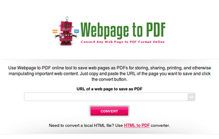 Webpage to PDF screenshot 1
