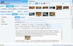 Navigate CMS screenshot 3