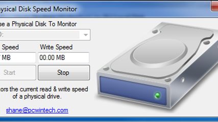 Physical Disk Speed Monitor screenshot 1