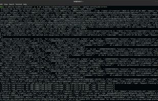 Running WEC like: 
$ website-evidence-collector -y -m 10 -q https://alternativeto.net --overwrite --ignore-certificate-errors
