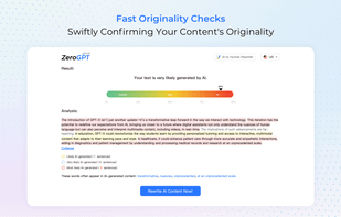 Fast Originality Checks: Swiftly Confirming Your Content's Originality