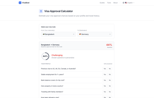 VisaBeat screenshot 1