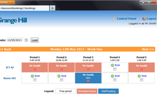 Classroombookings screenshot 1