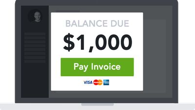 3. Client views and pays invoice on your website. Funds are immediately sent to your Stripe account. Plus, clients can see their account and invoices at any time. They'll wish they could have it for themselves.