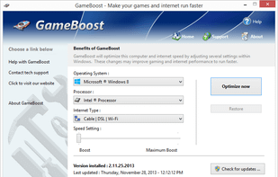 PGWARE GameBoost screenshot 1