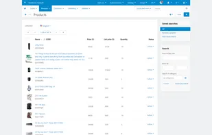 Product list page