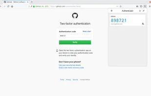 Authenticator Extension screenshot 2