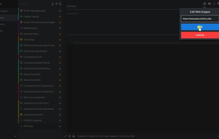 Adding a web snippet