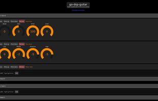 Web interface of go-dsp-guitar.