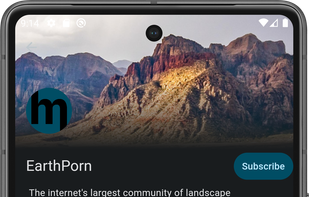 Community page | dark