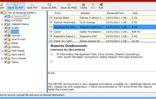 INTRIGUA Recover PST screenshot 1