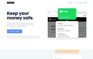 Privacy.com screenshot 1