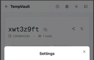 Password protection / 7-day validity
