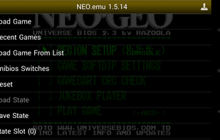 NEO.emu screenshot 1