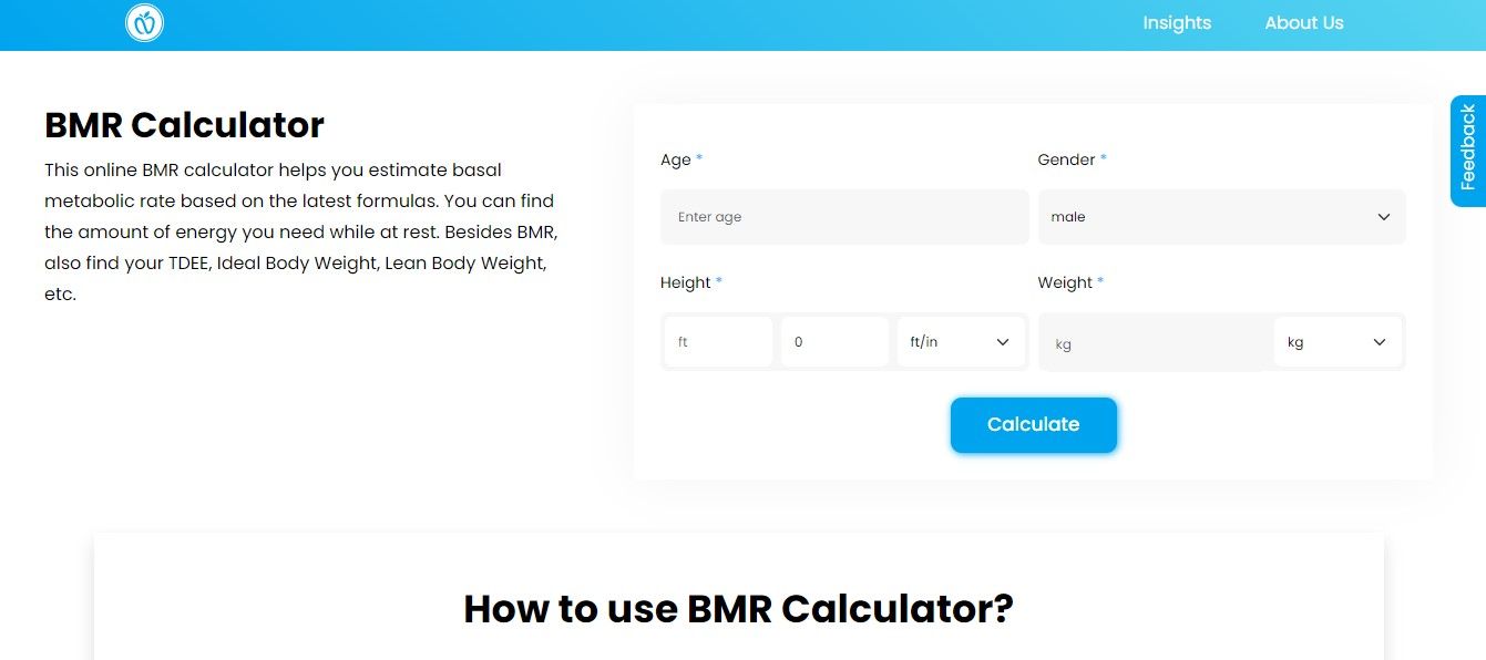 Free BMR Calculator Alternatives and Similar Sites & Apps AlternativeTo