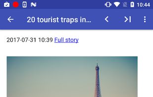 Simple News Reader screenshot 1