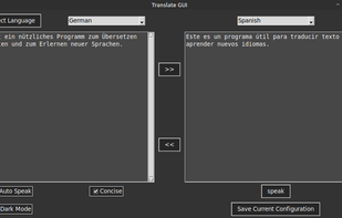 always speaks in the target language (right box) no matter which way you translate