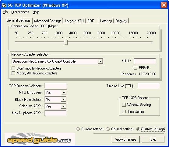 Optimize Your Internet Connection for Gaming With TCP Optimizer