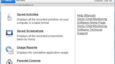 Verity Parental Control Software screenshot 1