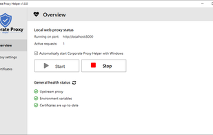 Corporate Proxy Helper screenshot 1