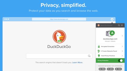 DuckDuckGo Privacy Essentials screenshot 1