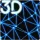 Neon Particles 3D Live Wallpaper icon
