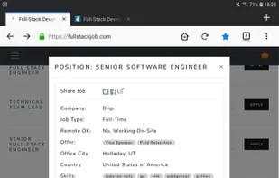 Full-Stack Developer Jobs screenshot 1