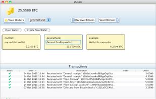 MultiBit screenshot 1