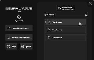 Neural Flow Project Manager