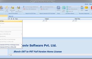Shoviv OST to PST converter screenshot 1