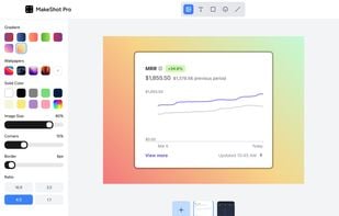 Select Background, rounded corner, border