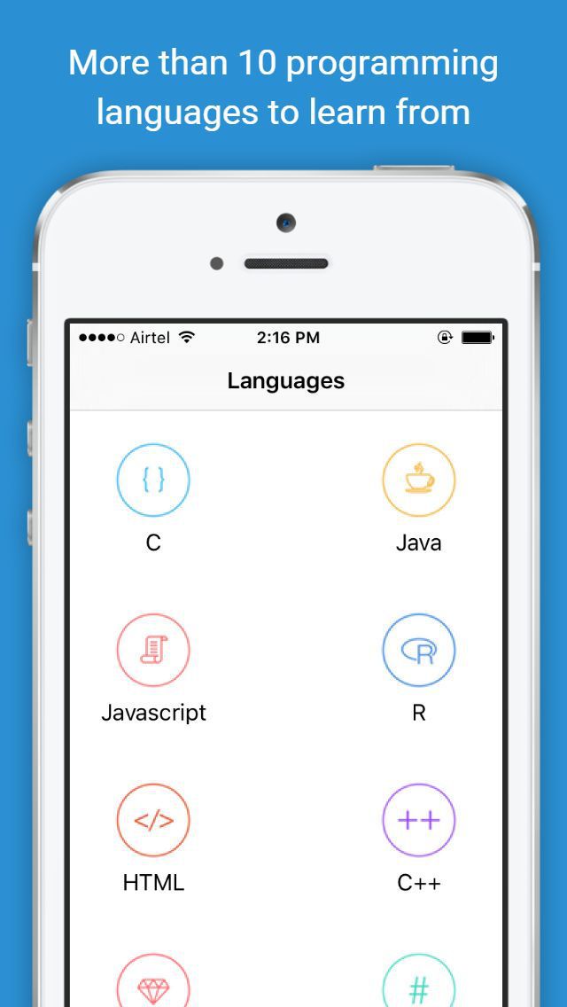 Programming Hub: The best app to learn 14+ programming languages such ...