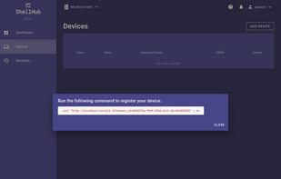 ShellHub screenshot 1