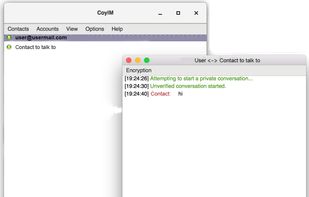CoyIM screenshot 1