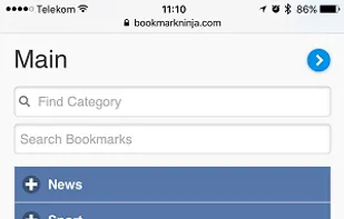 Bookmark Ninja screenshot 1