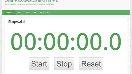 Online Stopwatch and Timers screenshot 1