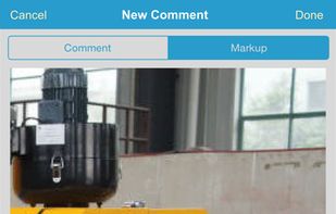Picture markups enable office staff to clearly see see what field crew are having troubles with.