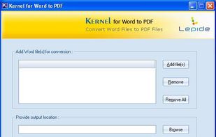 Kernel for Word to PDF screenshot 1