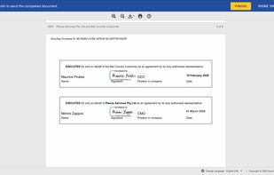 Drive productivity by giving everyone in your business the ability to sign, approve and store contracts, straight from their devices