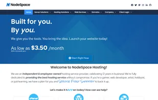 NodeSpace Hosting Home Page