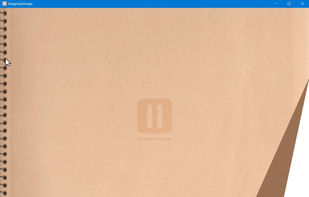 Sketchbook-style interface