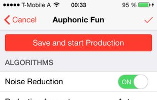 Auphonic screenshot 2